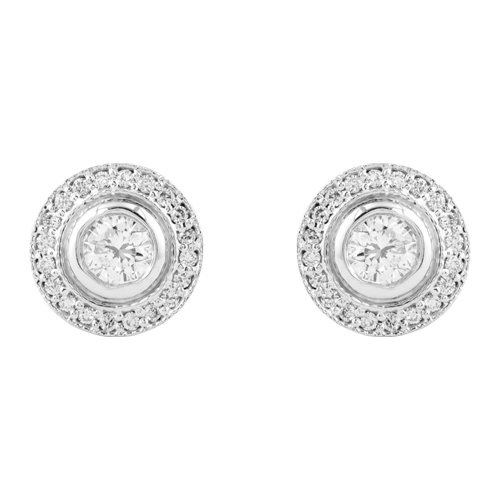 HALO DIAMOND STUD